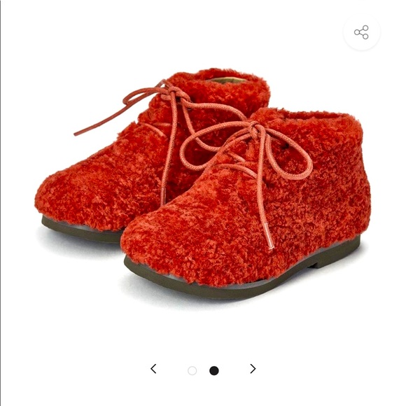 COPY - Teddy Jane Red Booties - Picture 1 of 2